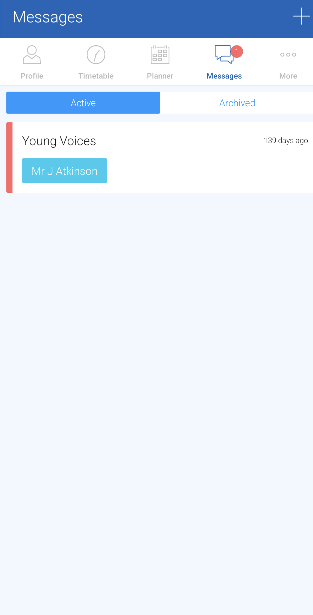 ePraise Students: Messenger